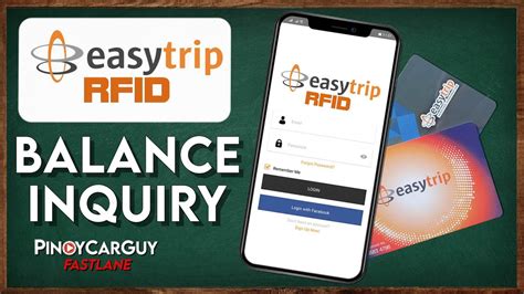 EASYTRIP BALANCE INQUIRY .
